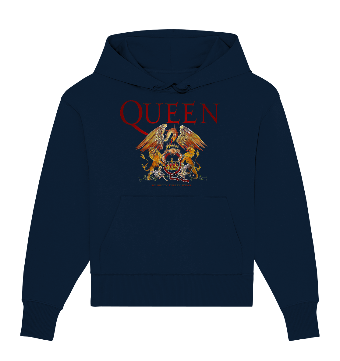 Queen - Organic Oversize Hoodie - Streetwear-fashion & clothes