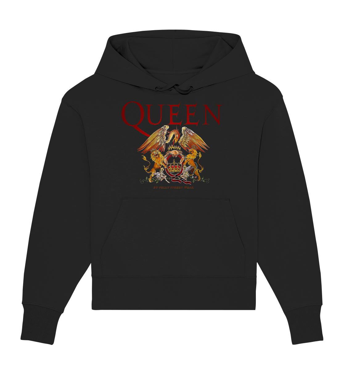 Queen - Organic Oversize Hoodie - Streetwear-fashion & clothes