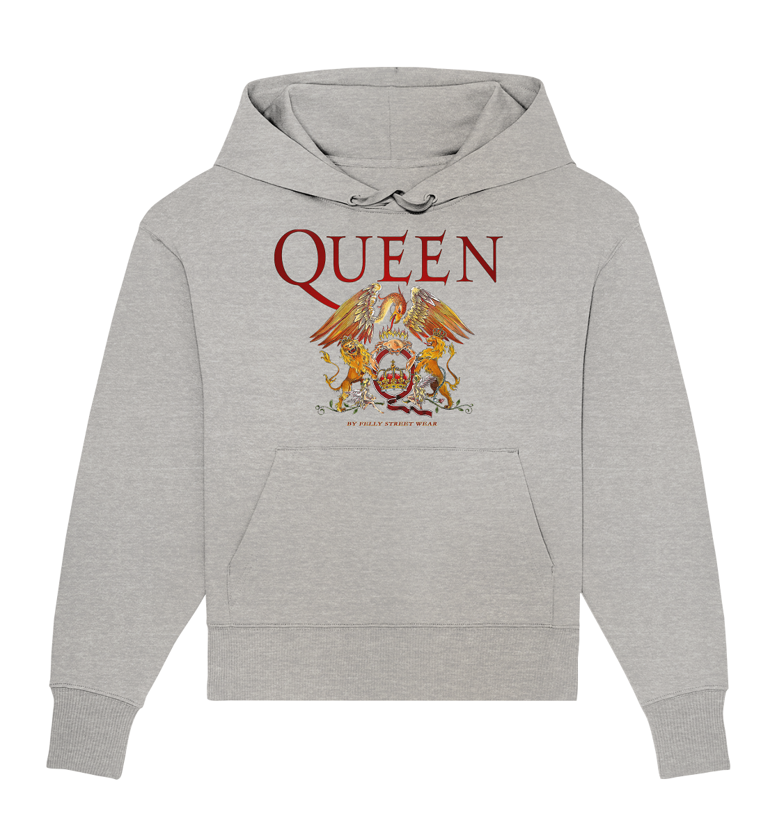 Queen - Organic Oversize Hoodie - Streetwear-fashion & clothes