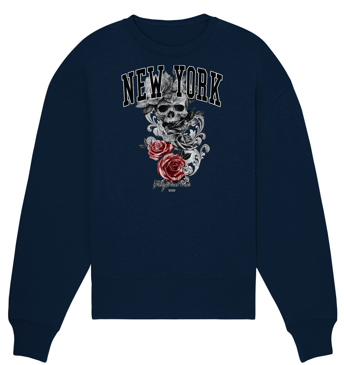 Sweat Bio oversized New York | Organic Oversize Sweat vintage New York - Streetwear-fashion & clothes