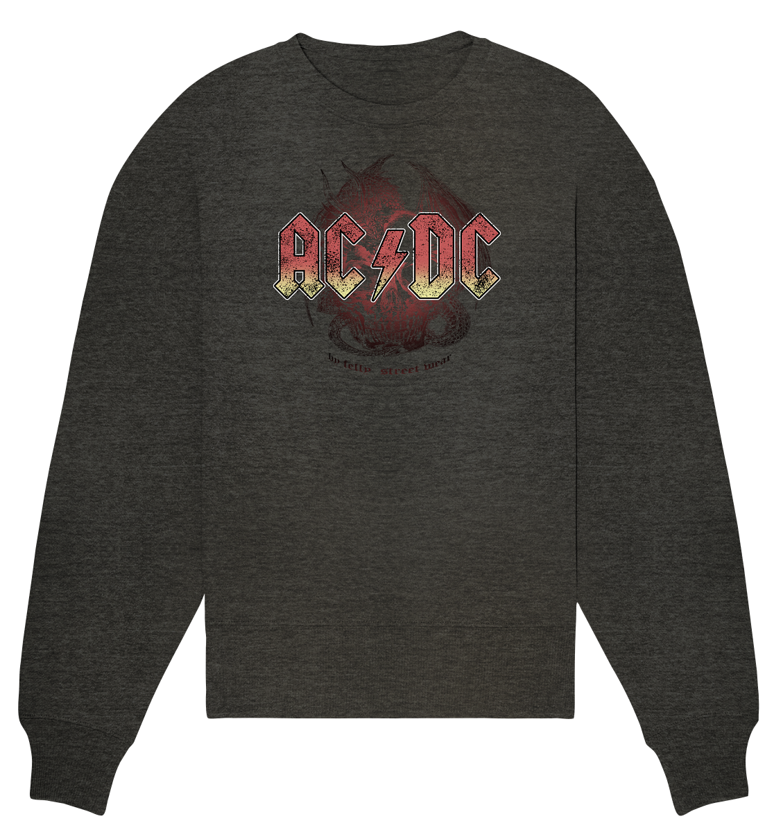 AC/DC - Organic Oversize Sweatshirt - Streetwear-fashion & clothes