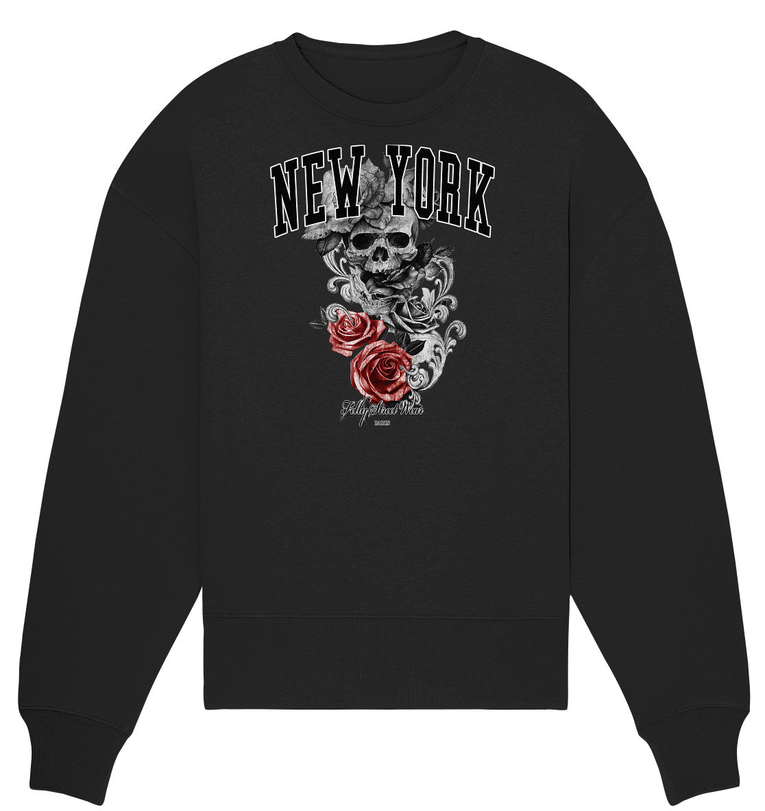 Sweat Bio oversized New York | Organic Oversize Sweat vintage New York - Streetwear-fashion & clothes