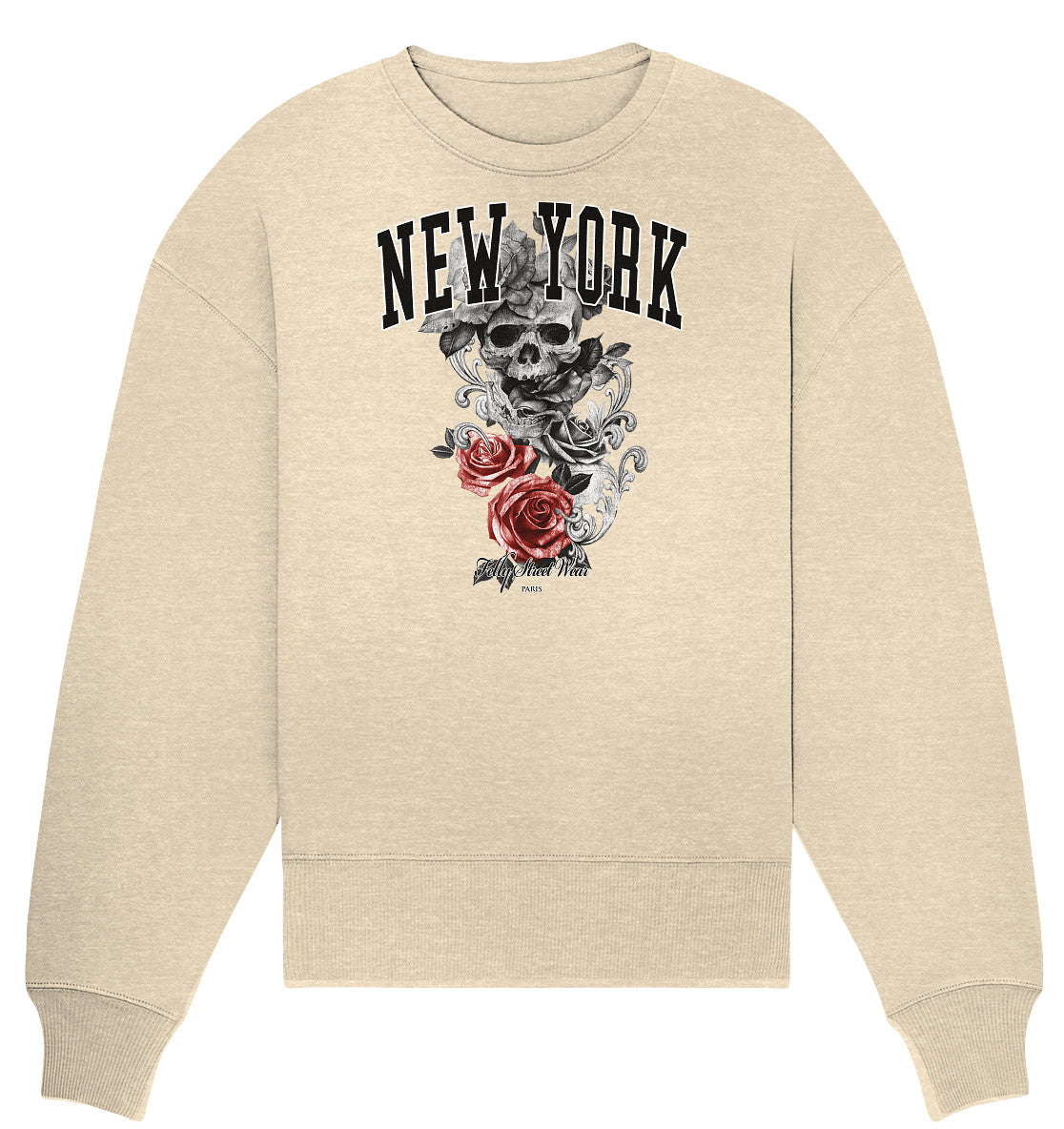 Sweat Bio oversized New York | Organic Oversize Sweat vintage New York - Streetwear-fashion & clothes
